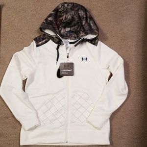 Under armour zip up sweatshirt